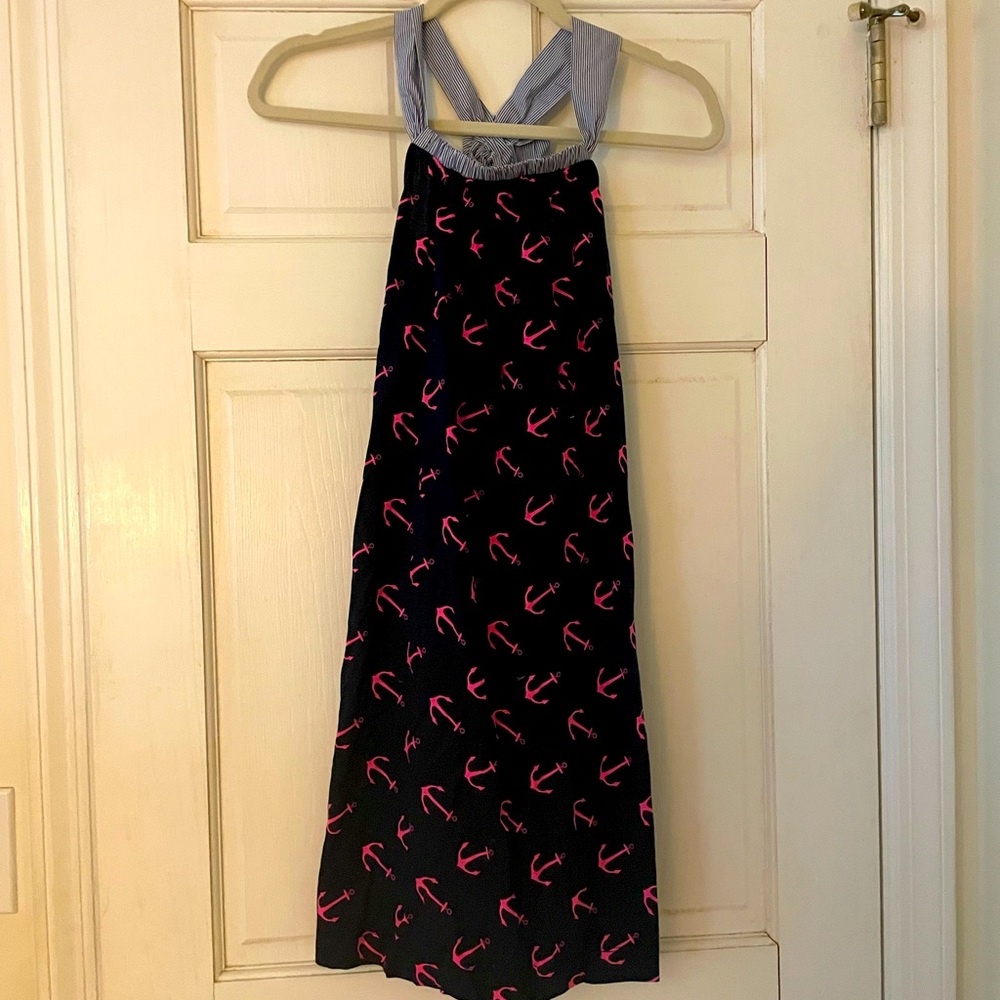 NEW Girls J Crew Cotton dress w anchors